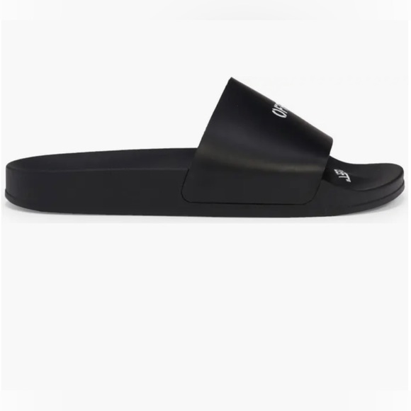 Off White Logo Flip Flops - Picture 5 of 9